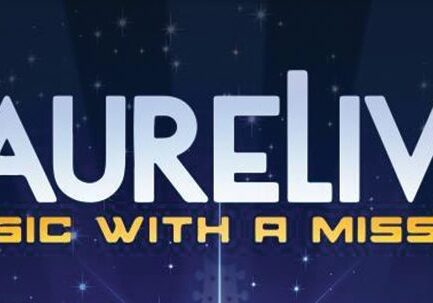 LaureLive logo with "Music with a Mission".