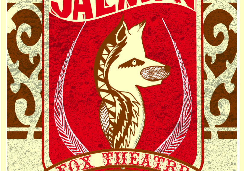 Concert poster for Leftover Salmon anniversary.