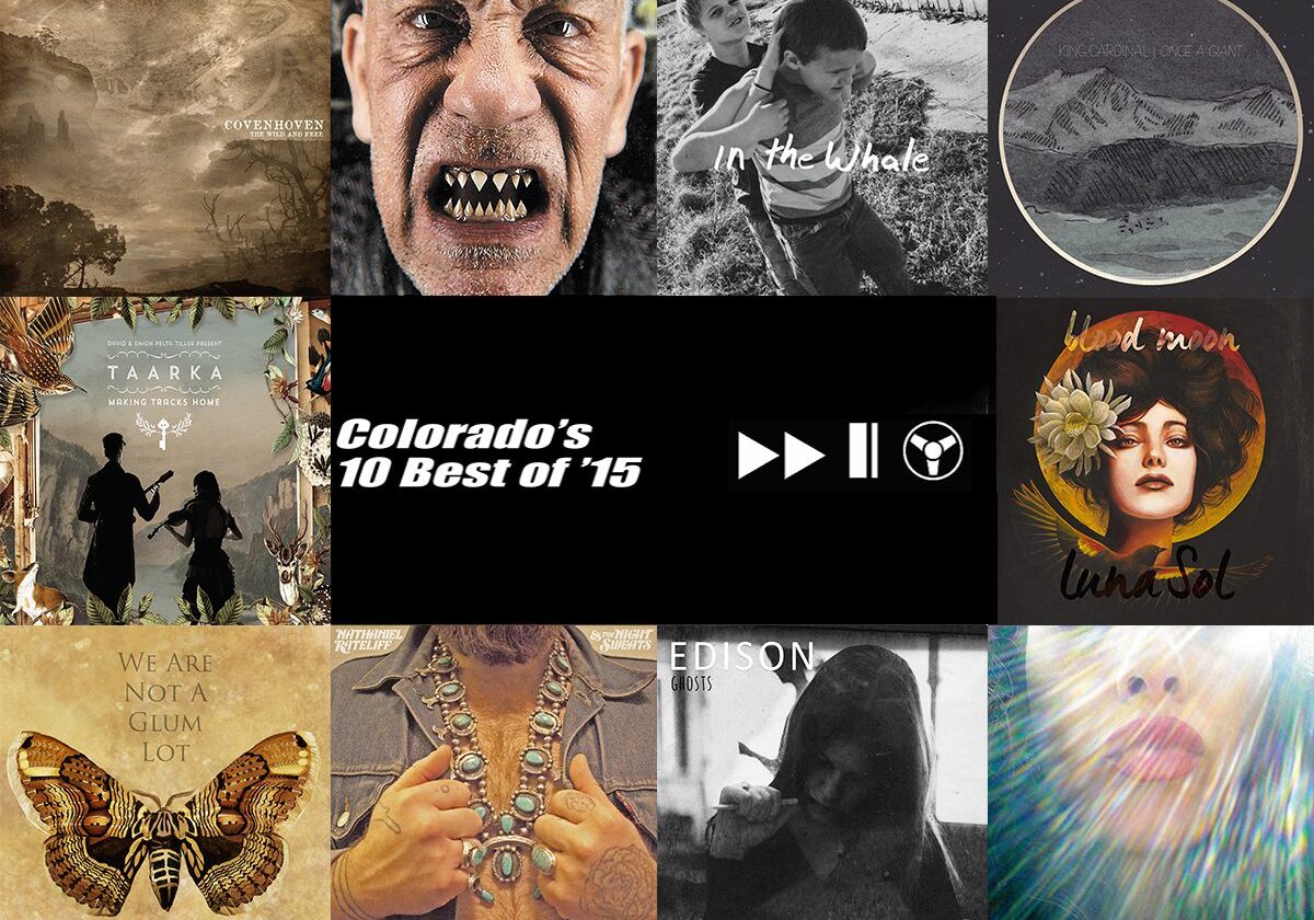 Collage of Colorado's 10 Best Albums 2015.