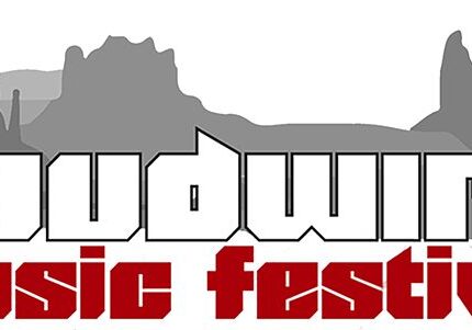 Loudwire Music Festival logo with mountains.