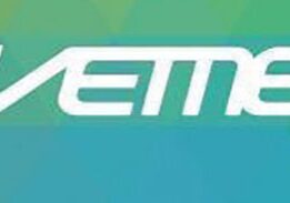 Movement text on geometric green background.