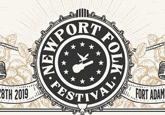 Newport Folk Festival 2019 banner with details.