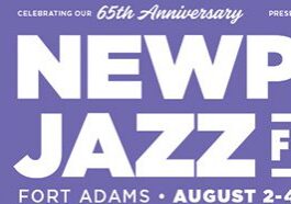Newport Jazz Festival 2019 event banner.