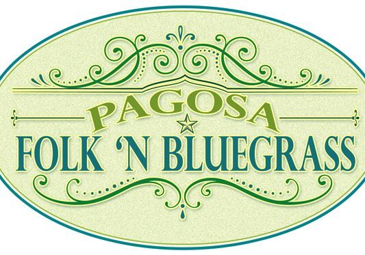 Pagosa Folk 'N Bluegrass logo design.