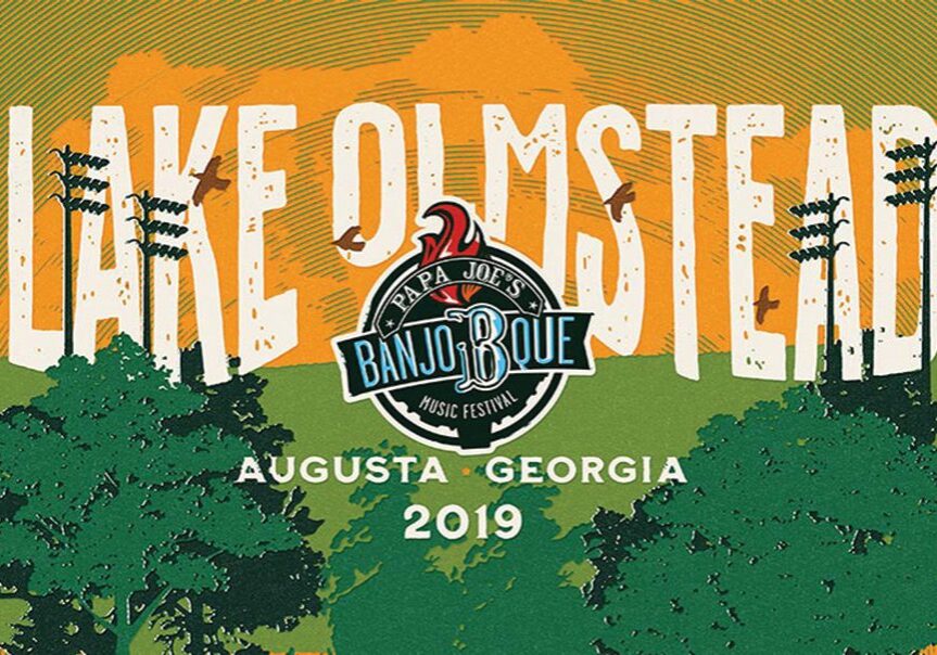 Lake Olmstead Banjo-B-Que Festival 2019 poster.