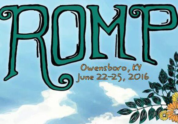 Festival poster for ROMP, Owensboro, 2016.