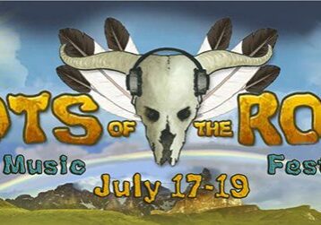 Roots of the Rocks Music Festival banner.