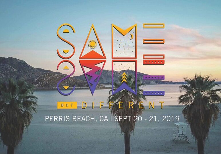 Colorful "Same Same But Different" festival logo.
