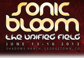 Sonic Bloom festival 2013 promotional banner.