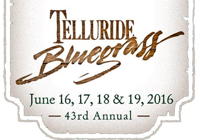 Telluride Bluegrass Festival 2016 event poster.