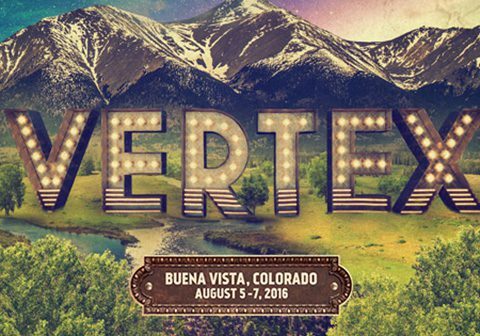 Vertex festival poster, Buena Vista, Colorado 2016.