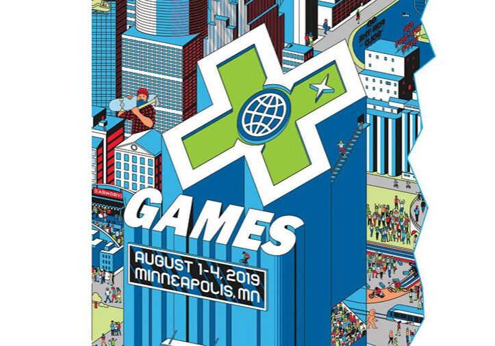 X Games 2019 Minneapolis promotional poster.