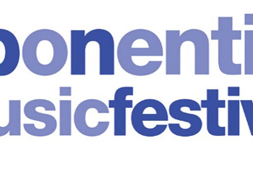 Xponential Music Festival logo in blue text.