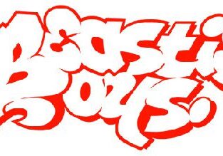 Red graffiti-style "Beastie Boys" text logo.