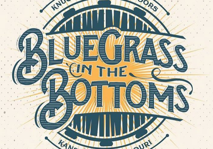 Bluegrass in the Bottoms event logo.