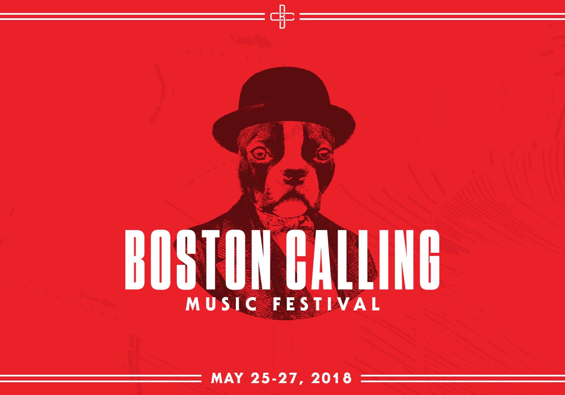 Boston Calling Music Festival 2018 poster.