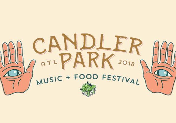 Candler Park music and food festival logo.
