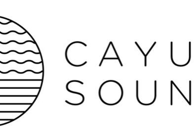 Cayuga Sound logo with stylized circle.