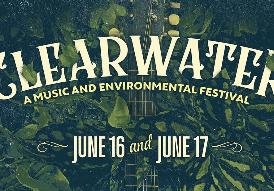 Clearwater music festival poster, June 16-17.