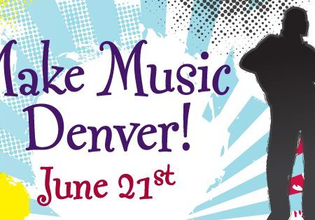 Make Music Denver, June 21st event poster.