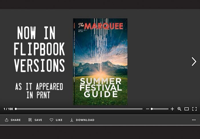 Flipbook version of summer festival guide.