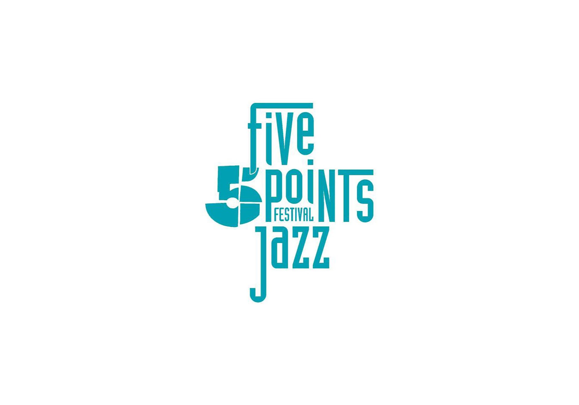 Five Points Jazz Festival logo design.