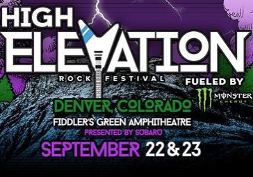 High Elevation Rock Festival promotional banner.