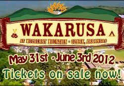 Wakarusa Festival 2012 announcement, tickets available.