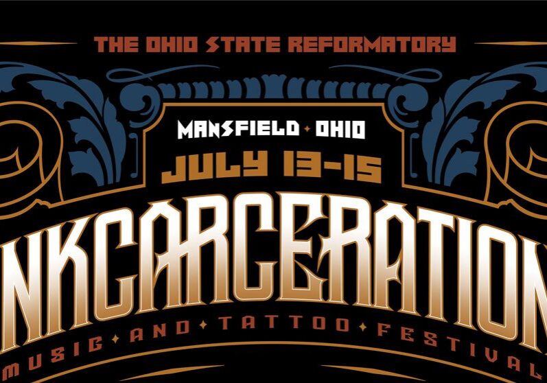 Inkcarceration Festival poster, July 13-15 dates.