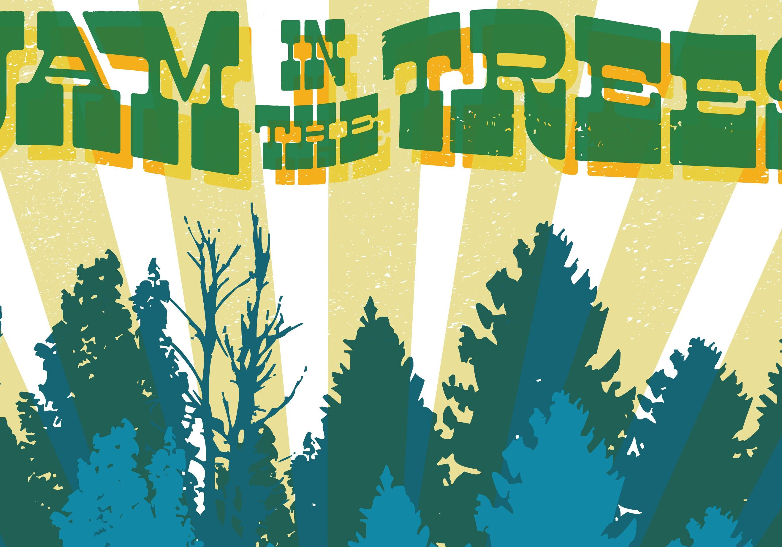 Jam in the Trees" graphic with trees.