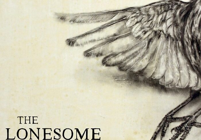 Illustrated bird with text "The Lonesome Days".