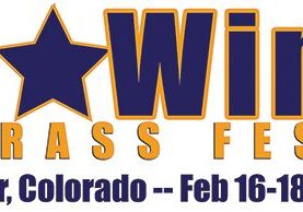 Midwinter Bluegrass Festival logo, 2018 Denver.