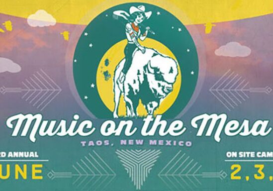 Music on the Mesa festival poster.