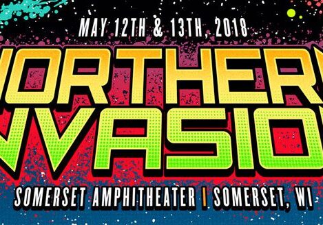 Northern Invasion 2018 event poster design.
