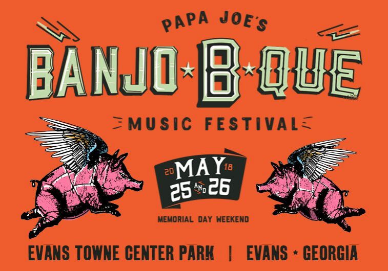 Papa Joe's Banjo-B-Que Festival Poster.