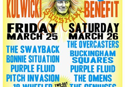 Concert poster for Pure Sunshine benefit event.