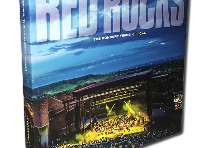 Book cover: "Red Rocks: The Concert Years".