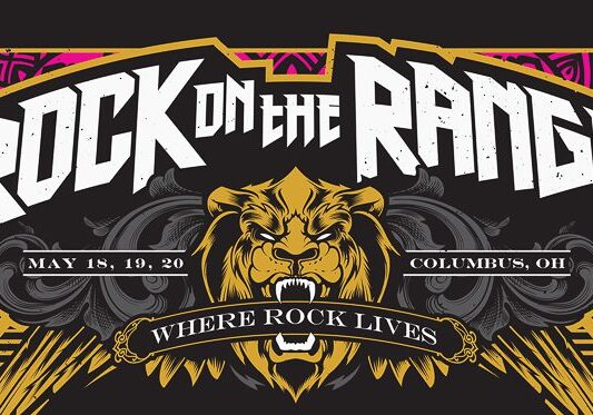 Rock on the Range festival poster design.
