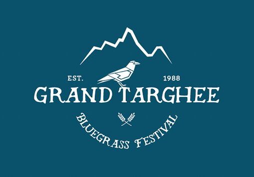 Grand Targhee Bluegrass Festival logo design.