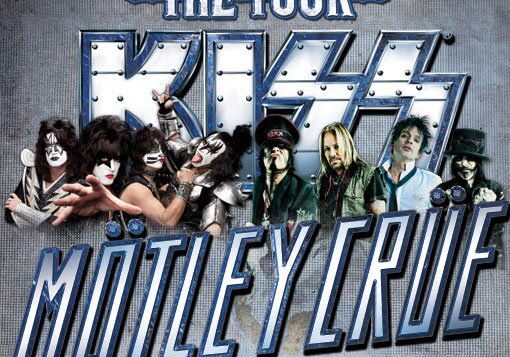 KISS and Mötley Crüe promotional tour poster.