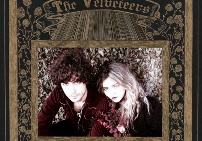 The Velveteers album cover with floral frame.