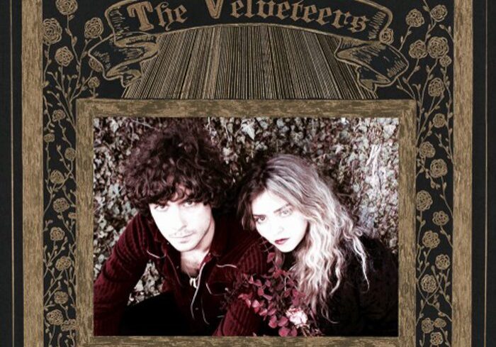 Vintage-style portrait of a musical duo.