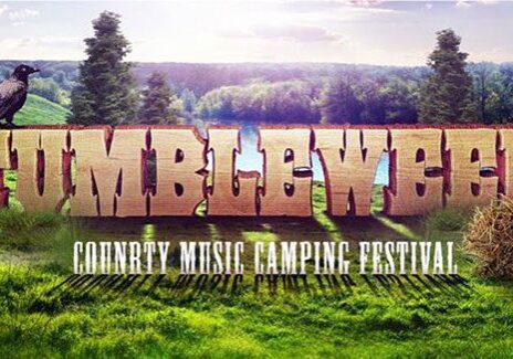 Tumbleweed Country Music Camping Festival sign.